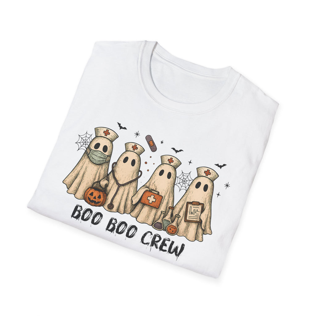 Nurse Boo Boo Crew Halloween T‑Shirt