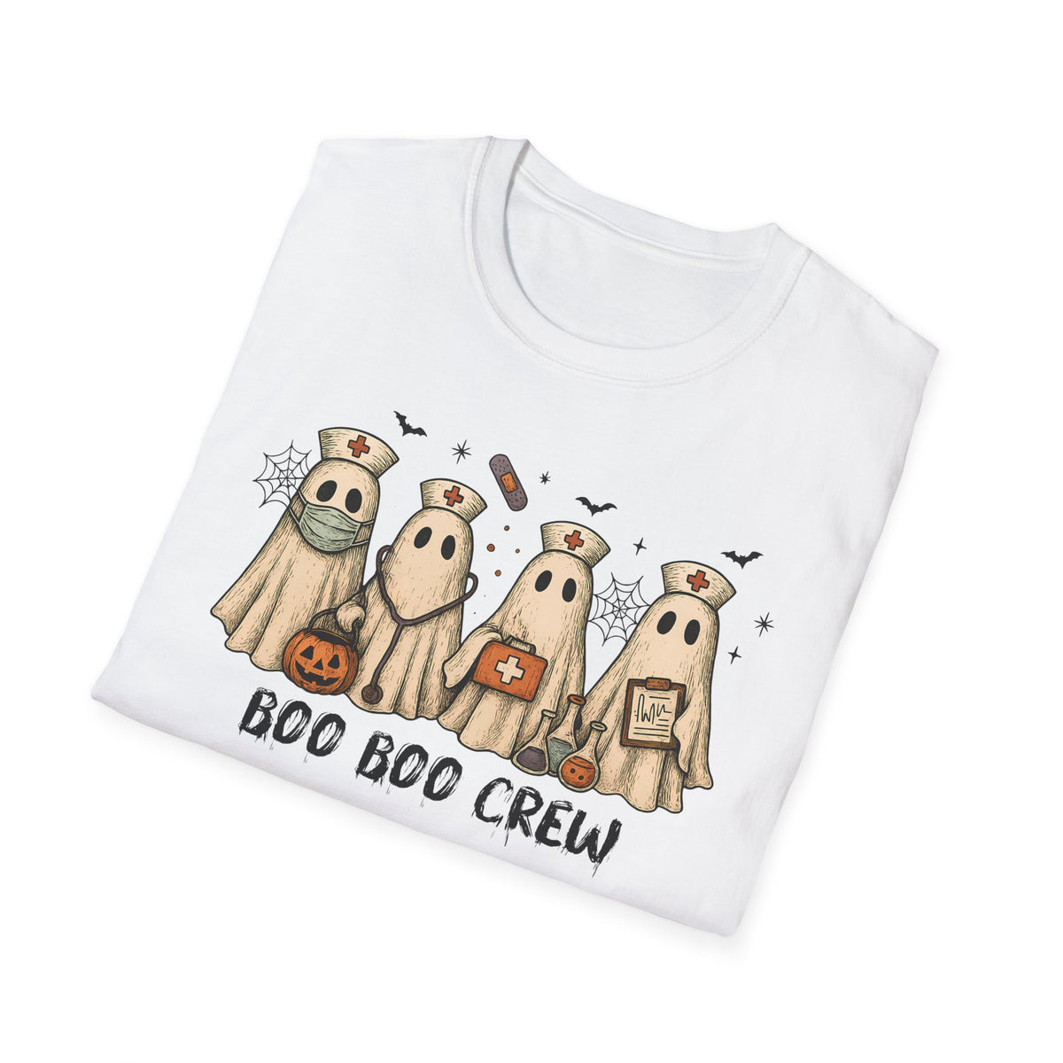 Nurse Boo Boo Crew Halloween T‑Shirt