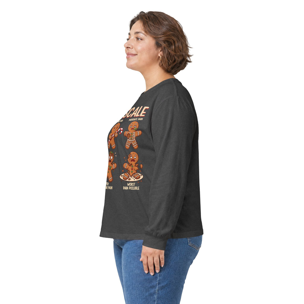 Pain Scale Gingerbread Long Sleeve Tee