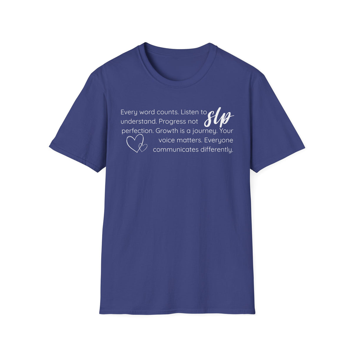 SLP t-shirt Growth.Progress.Communication.2