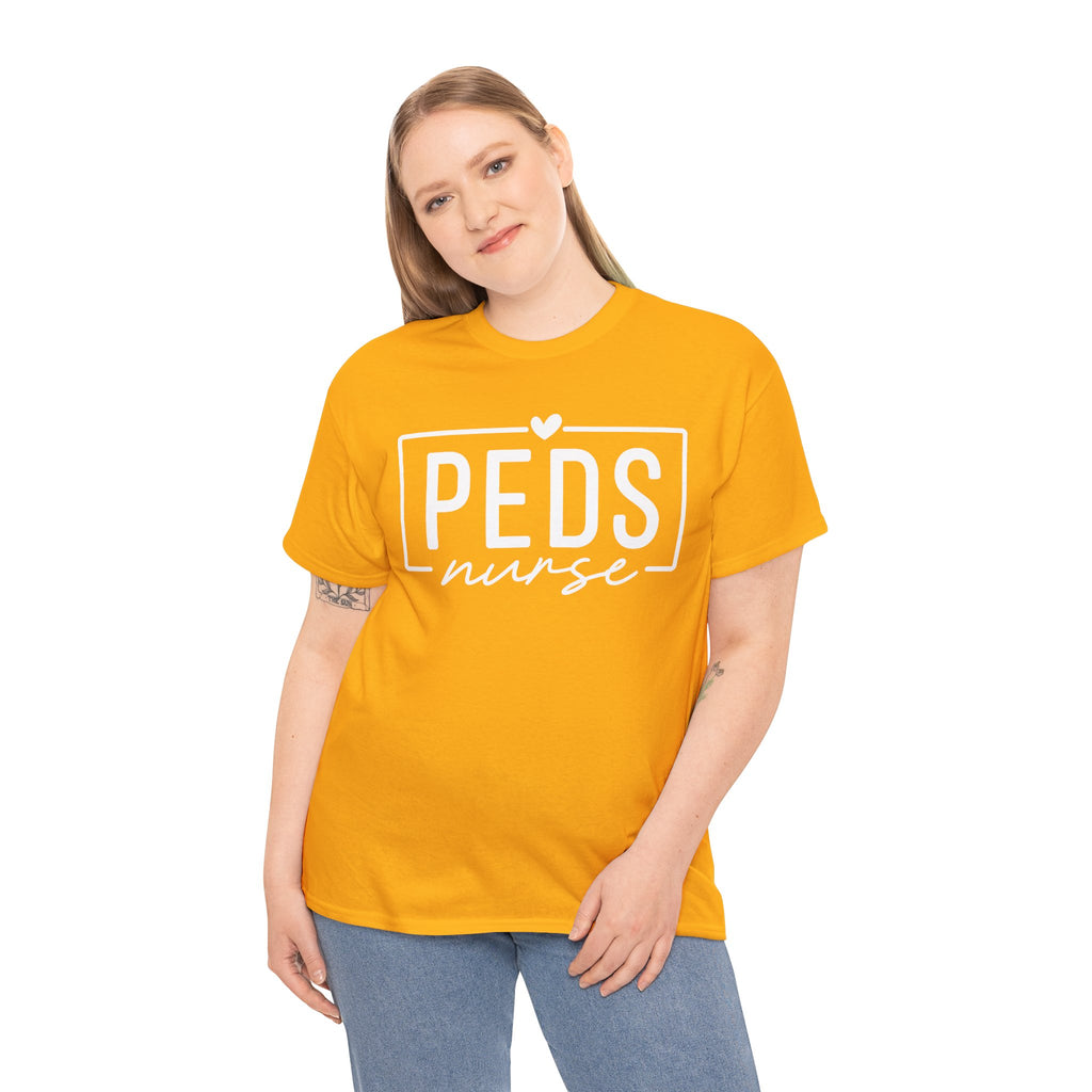 Peds Nurse T-Shirt with Heart Logo