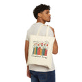 Occupational Therapy Bookstack Floral Canvas Tote Bag