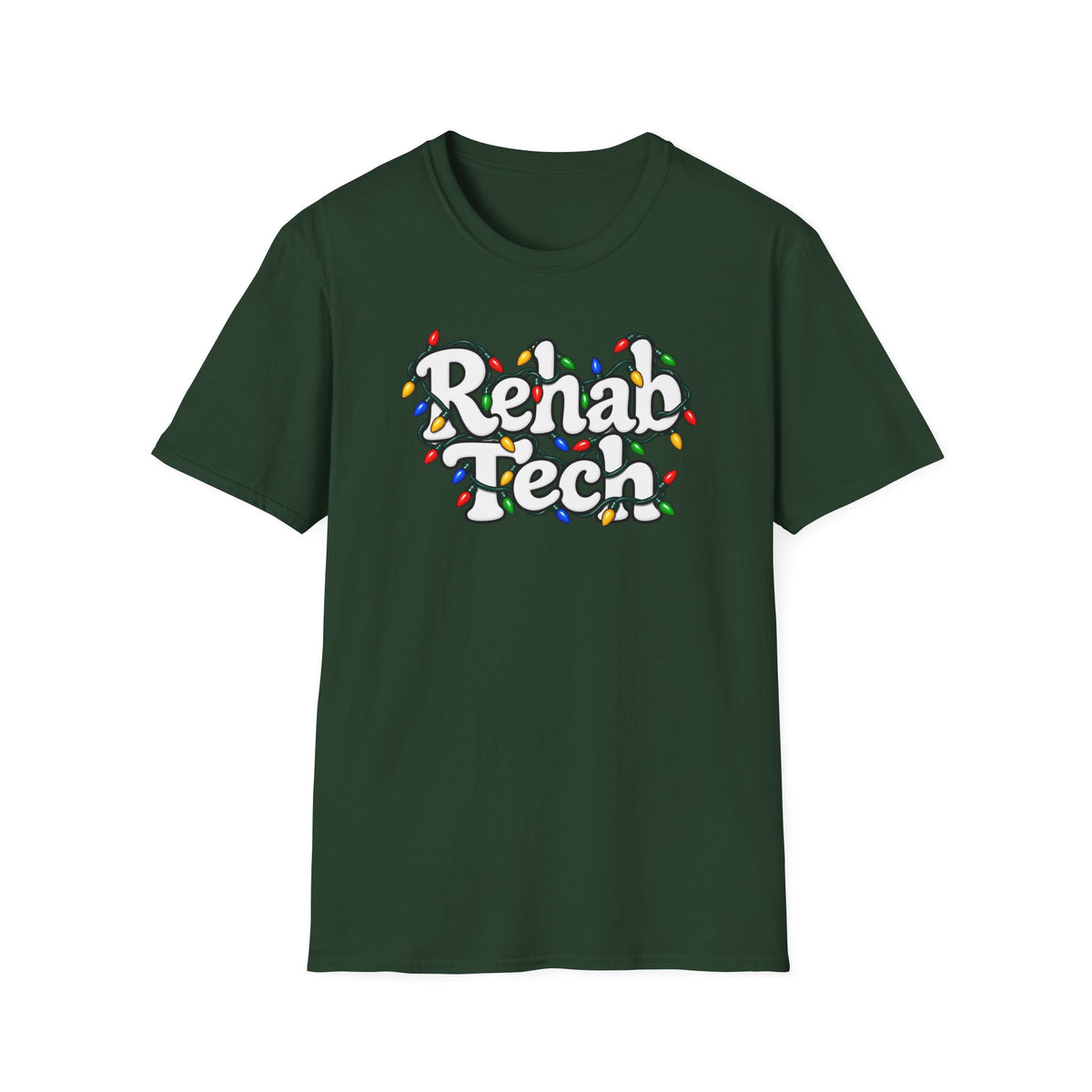 Rehab Tech Christmas Lights T-Shirt