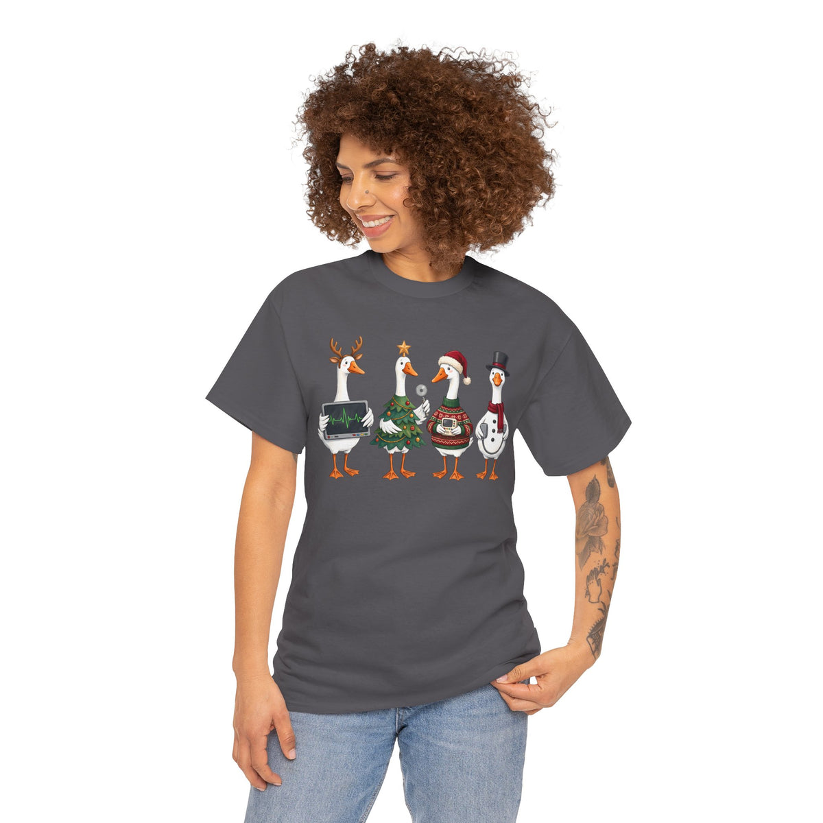 Healthcare Holiday Duck Carolers T-Shirt