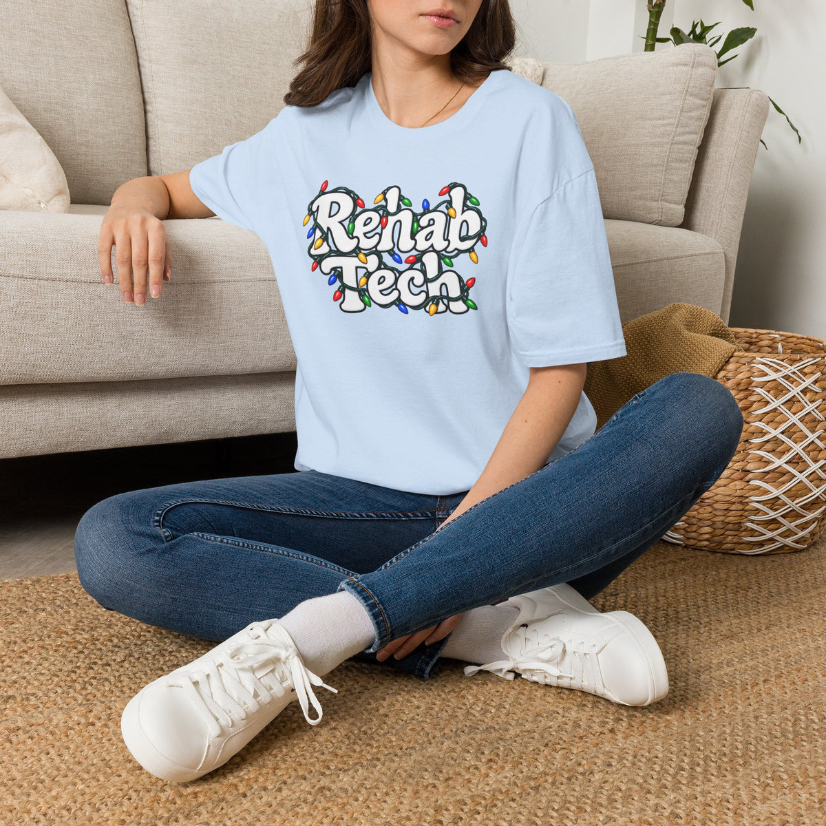 Rehab Tech Christmas Lights T-Shirt