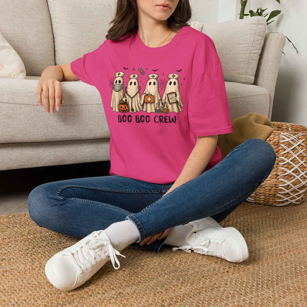 Nurse Boo Boo Crew Halloween T‑Shirt
