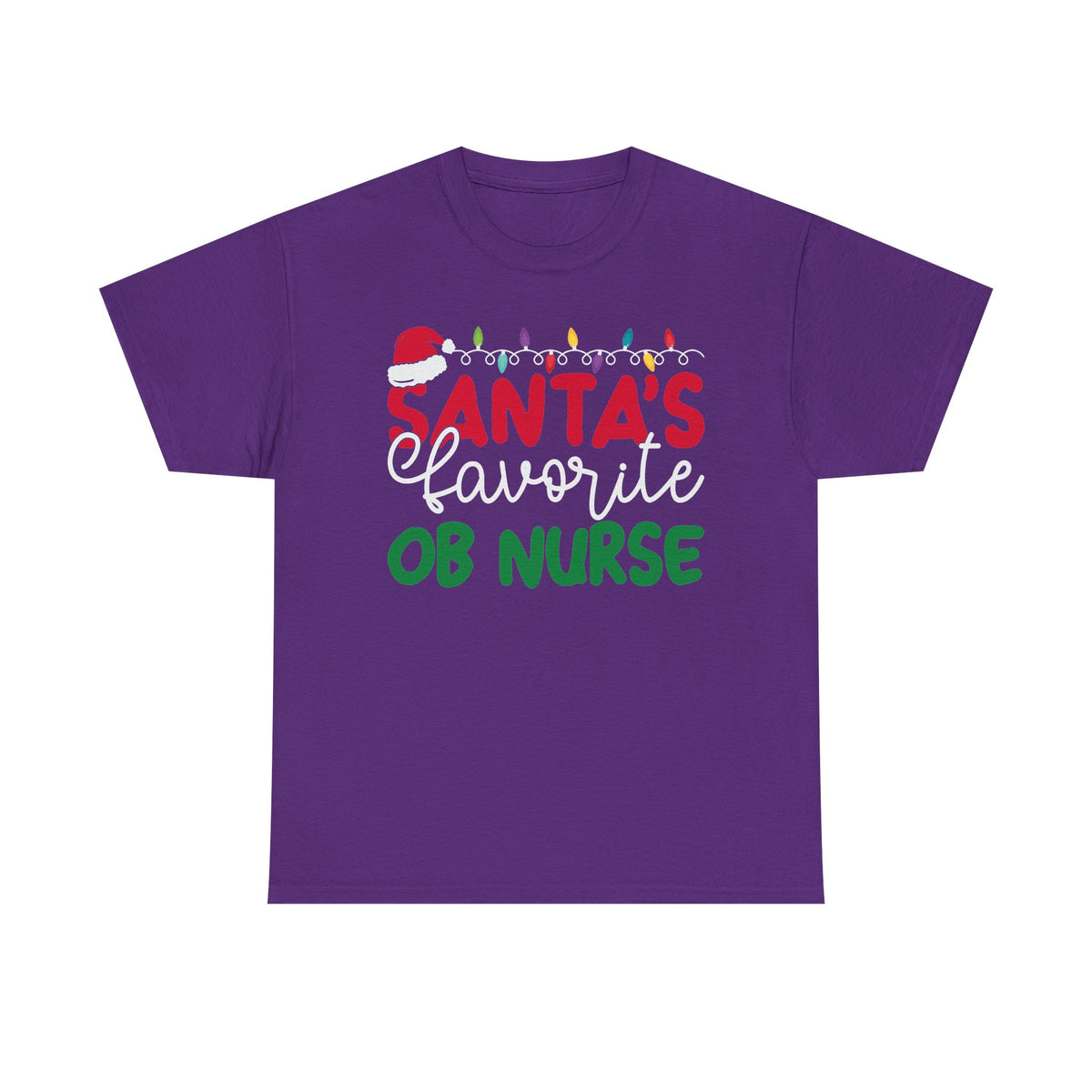 Santa’s Favorite OB Nurse Christmas Tee