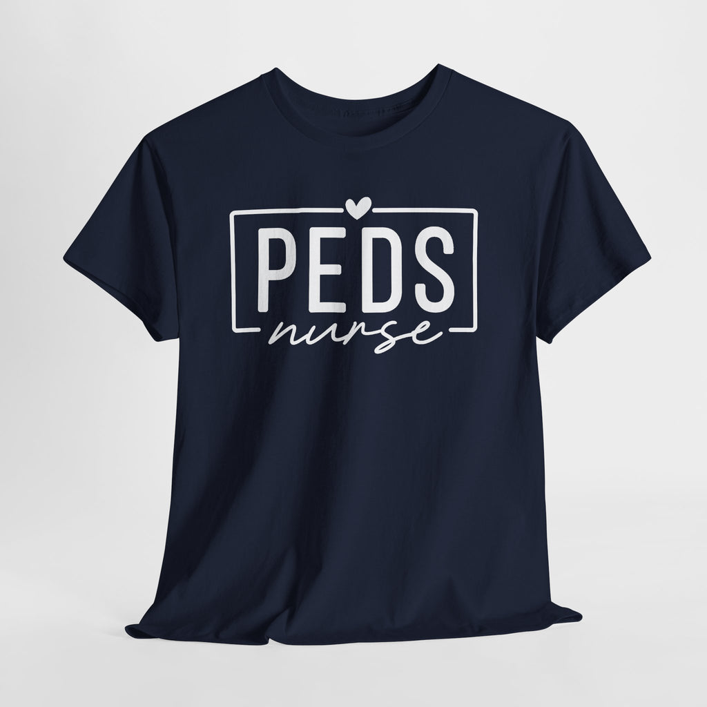 Peds Nurse T-Shirt with Heart Logo