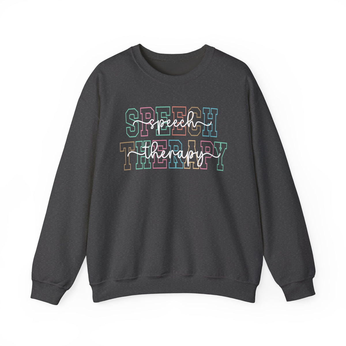 ST Colorful outline crewneck sweatshirt
