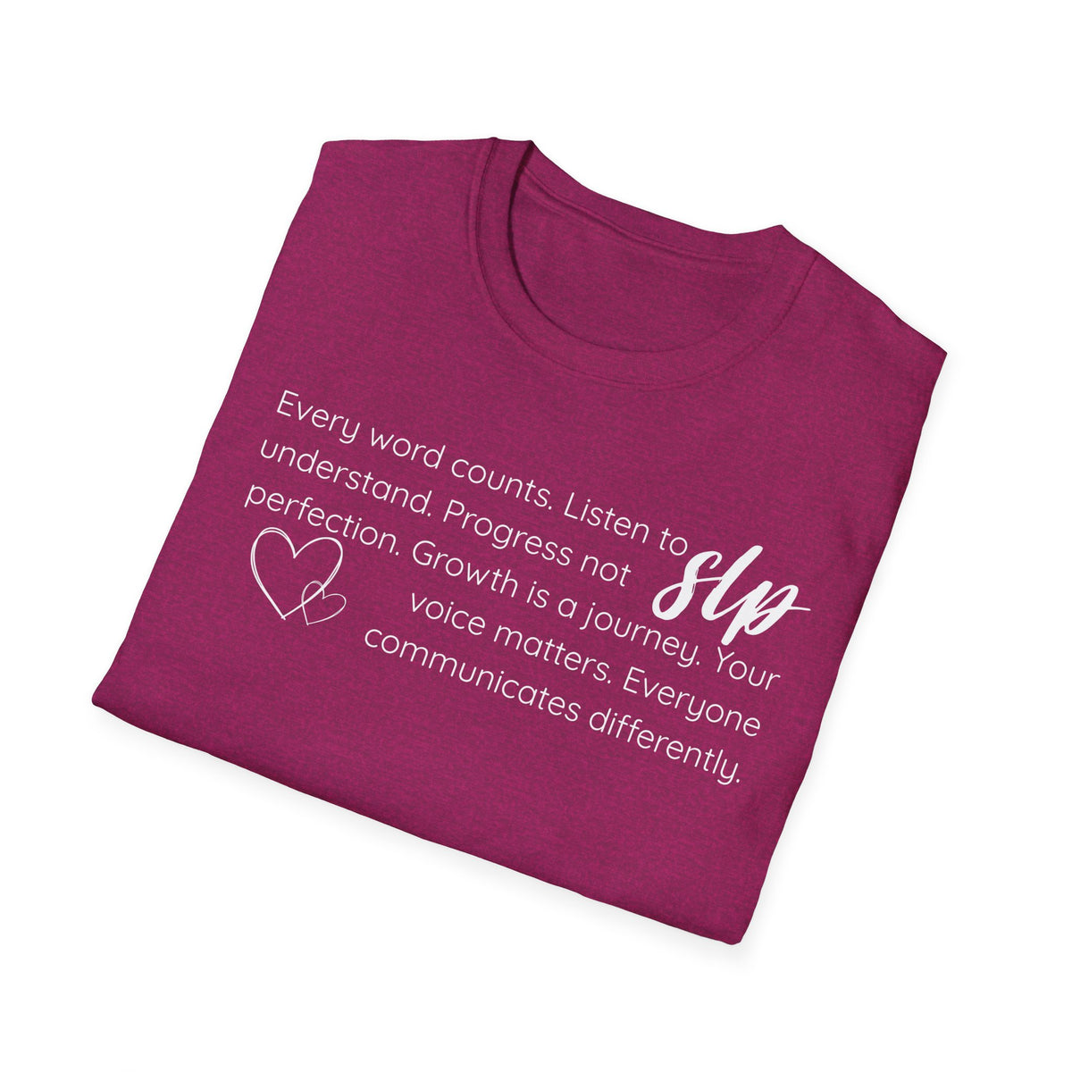 SLP t-shirt Growth.Progress.Communication.2