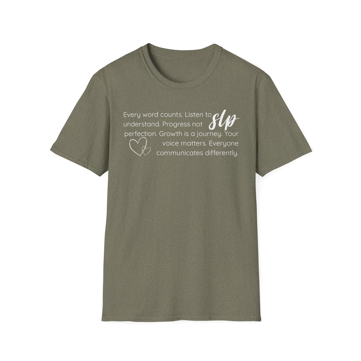 SLP t-shirt Growth.Progress.Communication.2