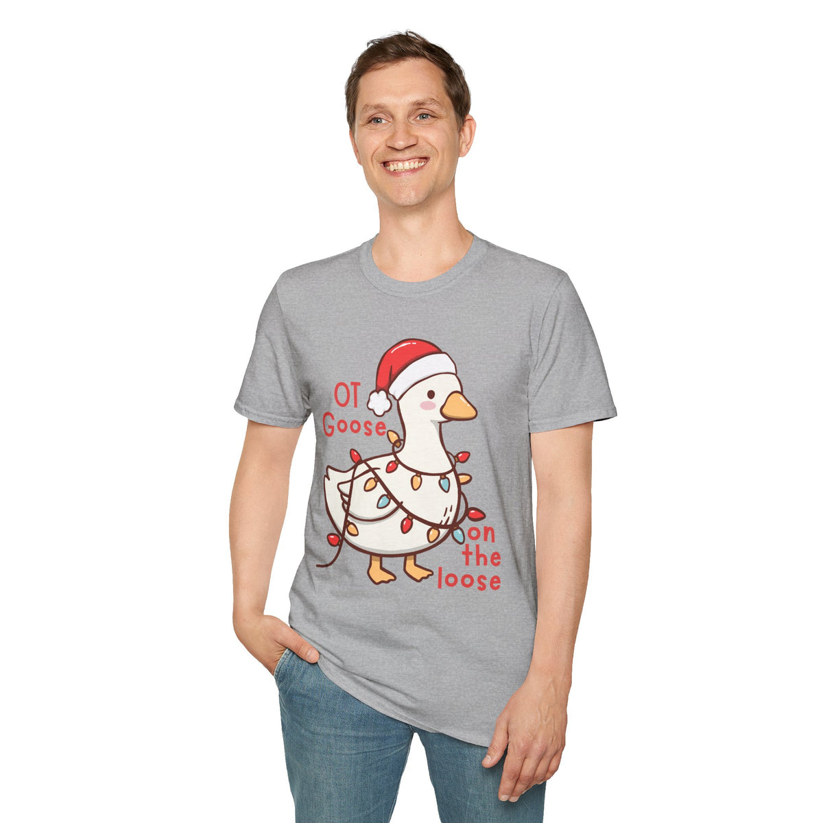 “OT Goose on the Loose” Cute Holiday Tee