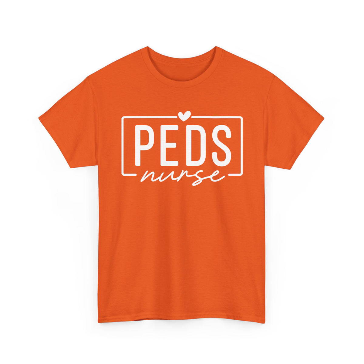 Peds Nurse T-Shirt with Heart Logo