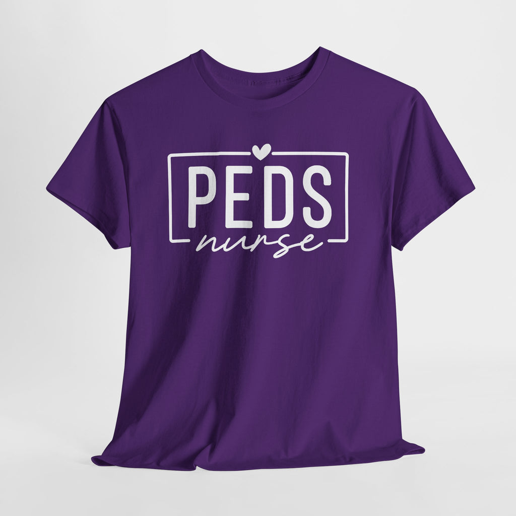 Peds Nurse T-Shirt with Heart Logo