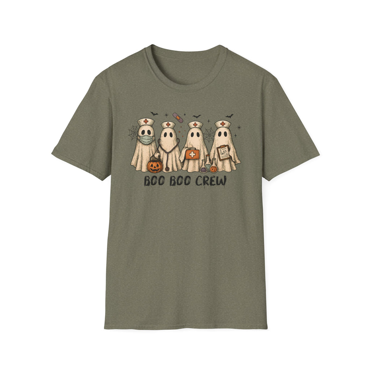 Nurse Boo Boo Crew Halloween T‑Shirt