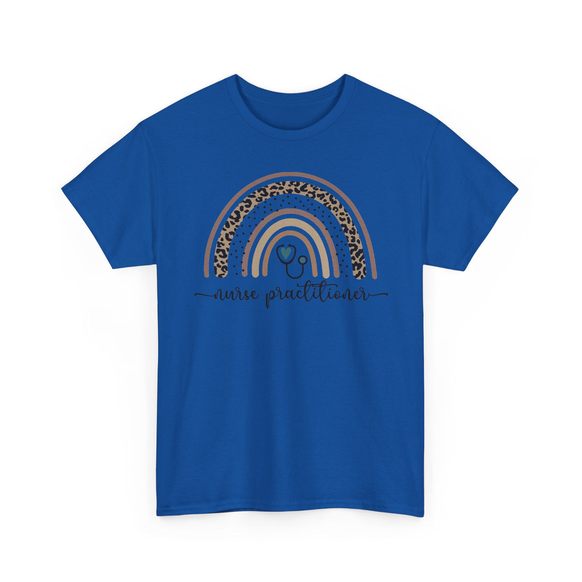 Nurse Practitioner Rainbow T-Shirt — Boho Stethoscope Tee for Nurses