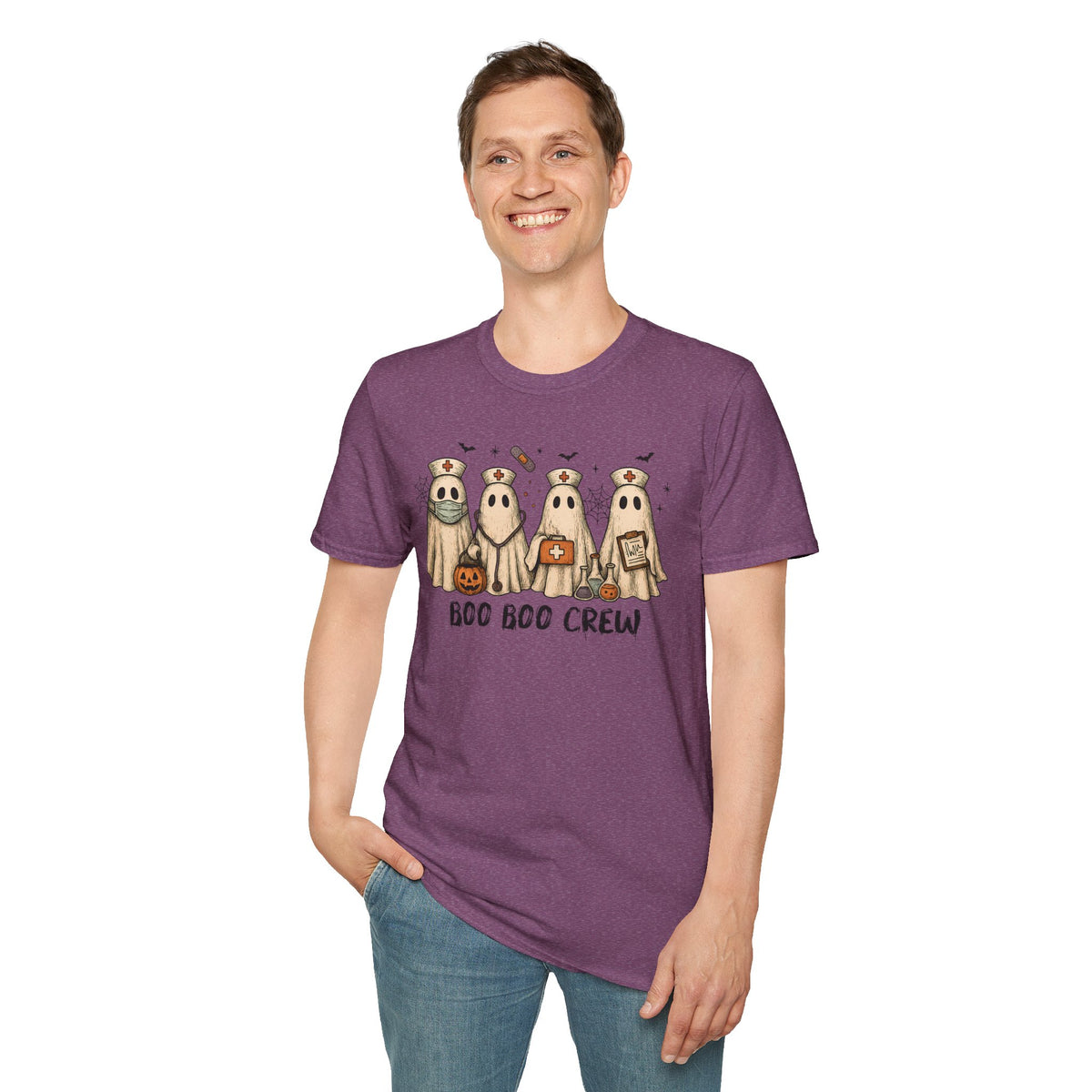 Nurse Boo Boo Crew Halloween T‑Shirt