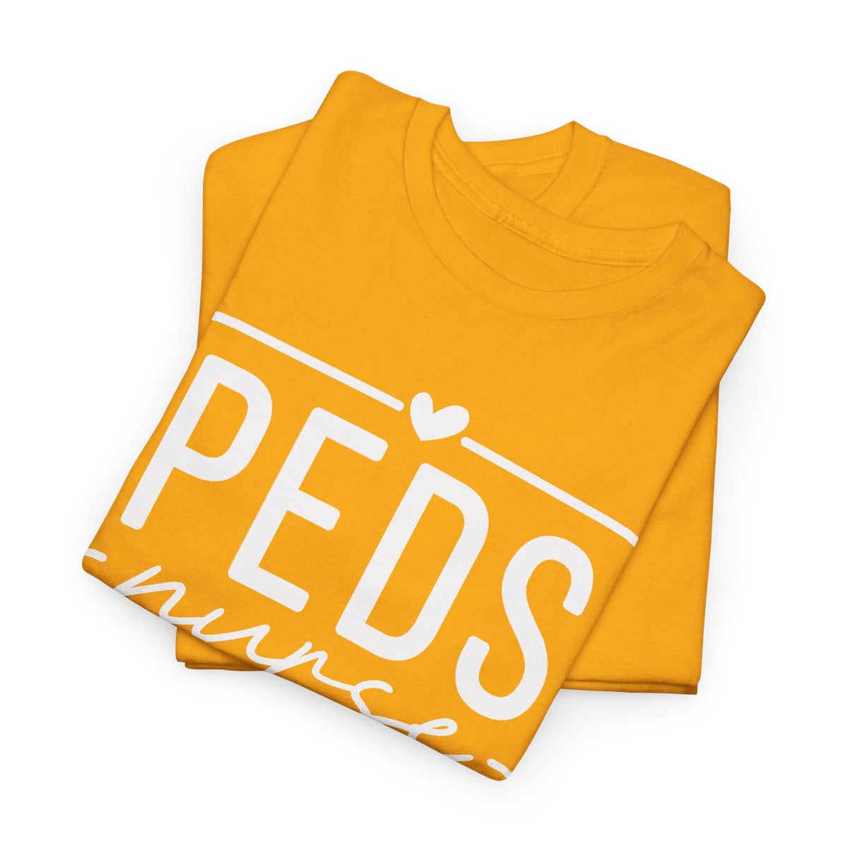 Peds Nurse T-Shirt with Heart Logo