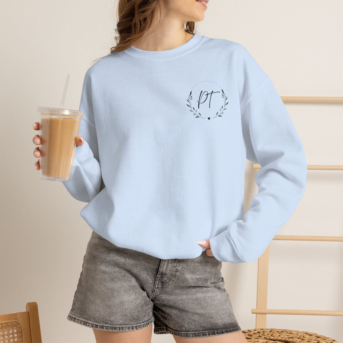 PT Left chest crewneck