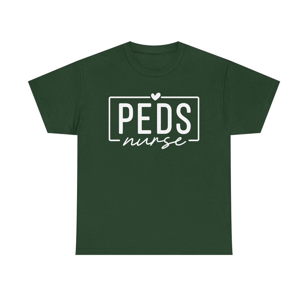 Peds Nurse T-Shirt with Heart Logo