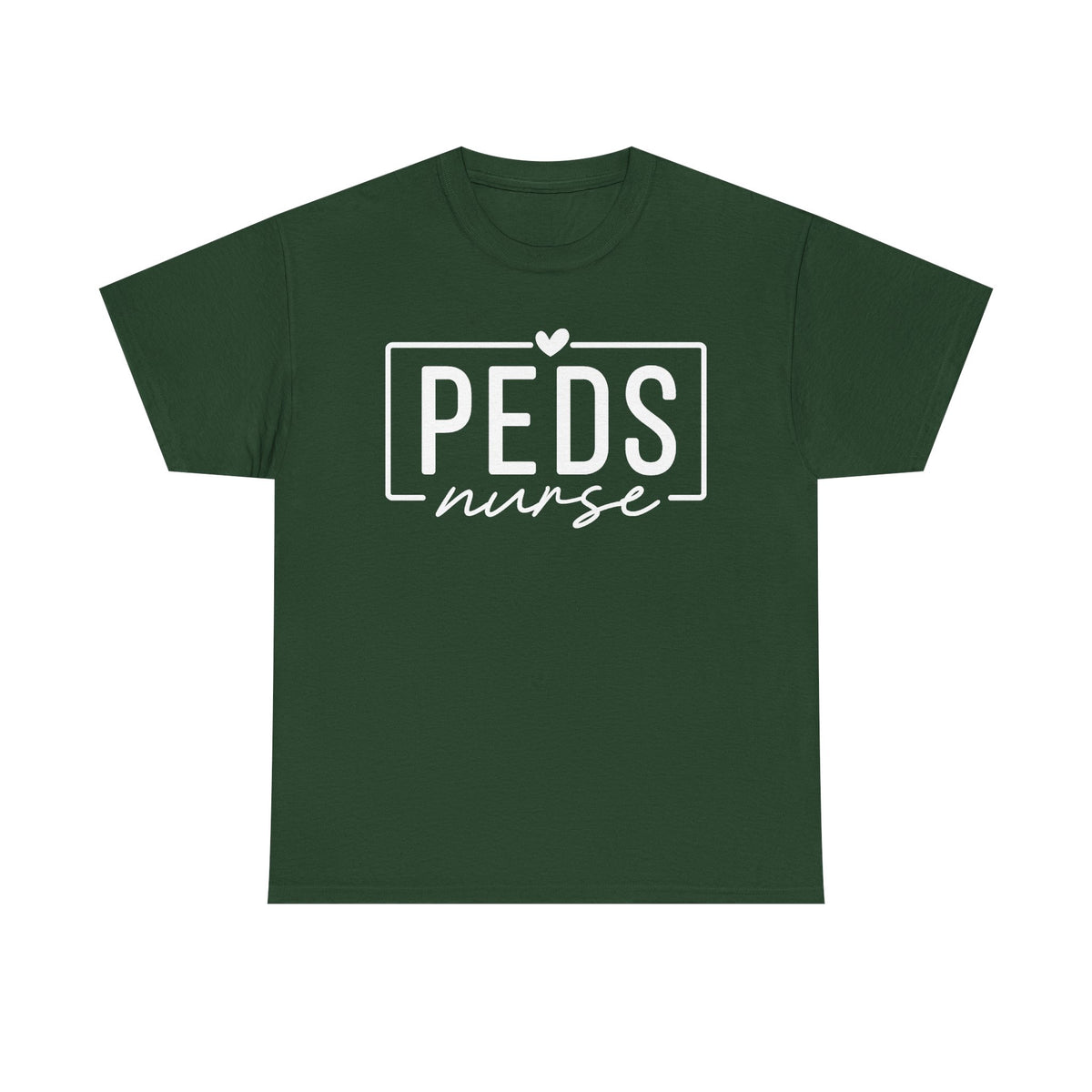 Peds Nurse T-Shirt with Heart Logo