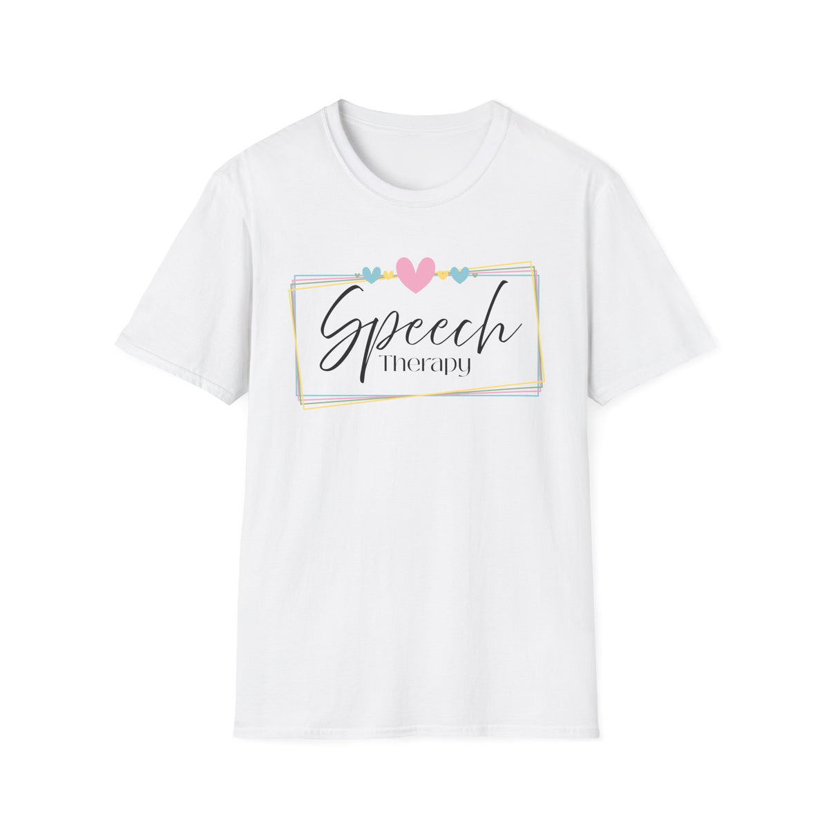 Speech Therapy Heart Frame T-Shirt