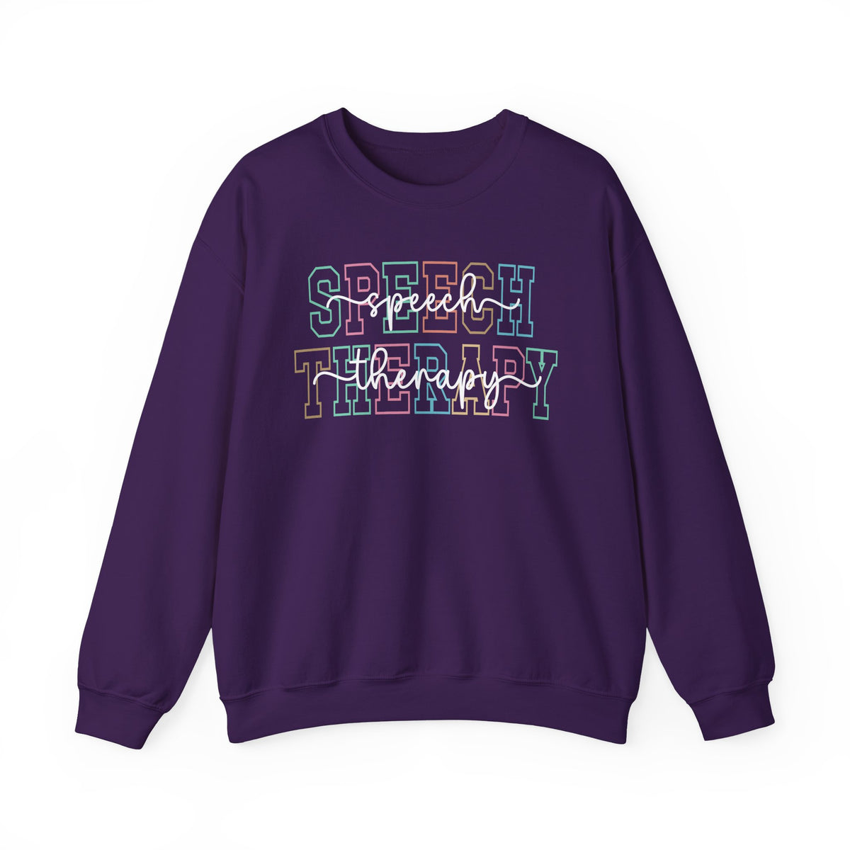 ST Colorful outline crewneck sweatshirt