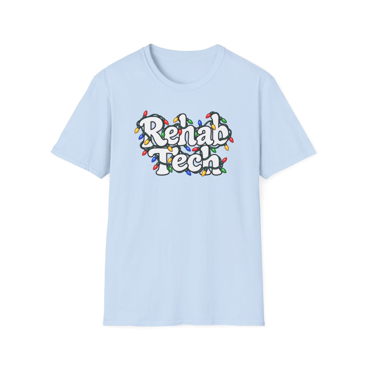 Rehab Tech Christmas Lights T-Shirt