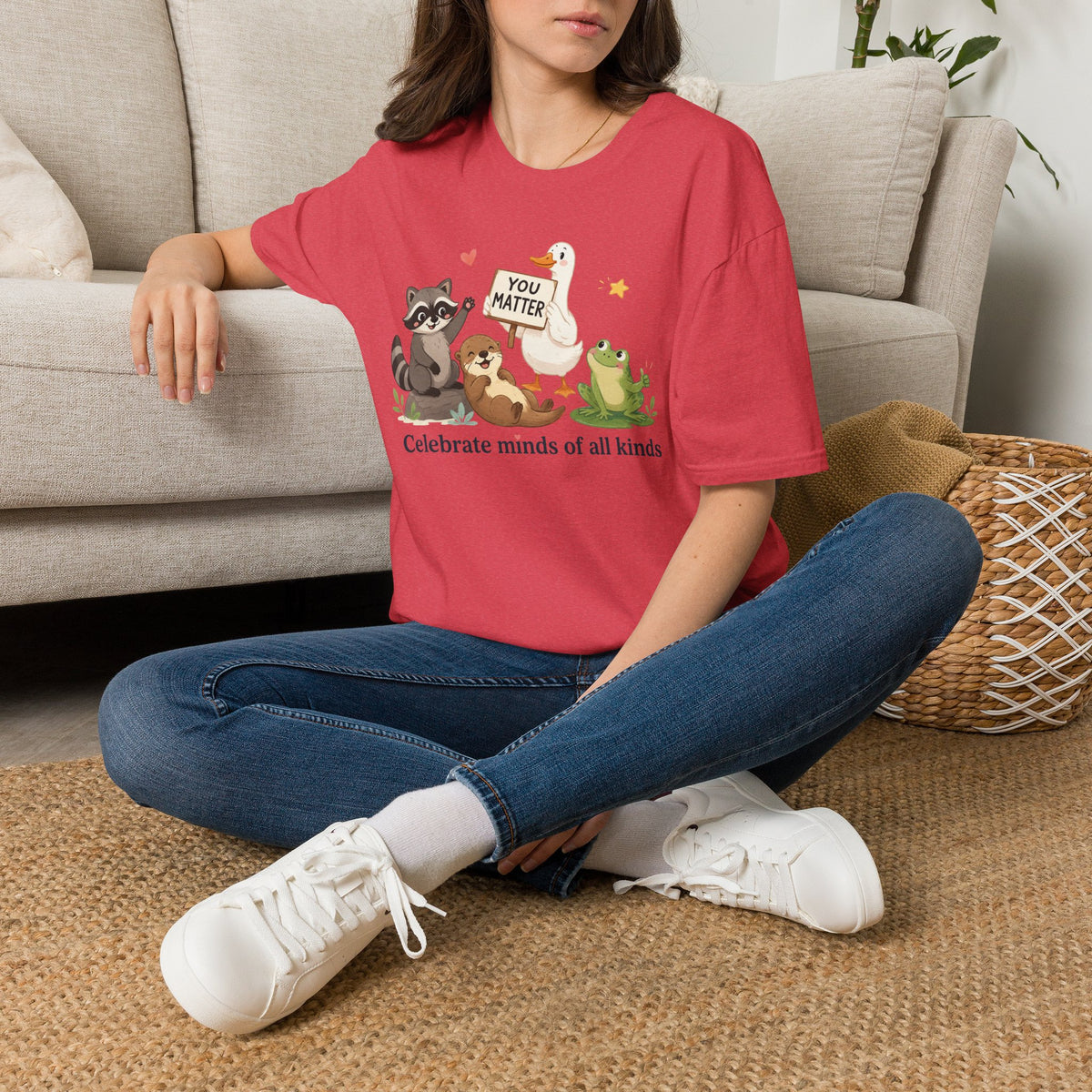 You Matter Animal Crew T-Shirt