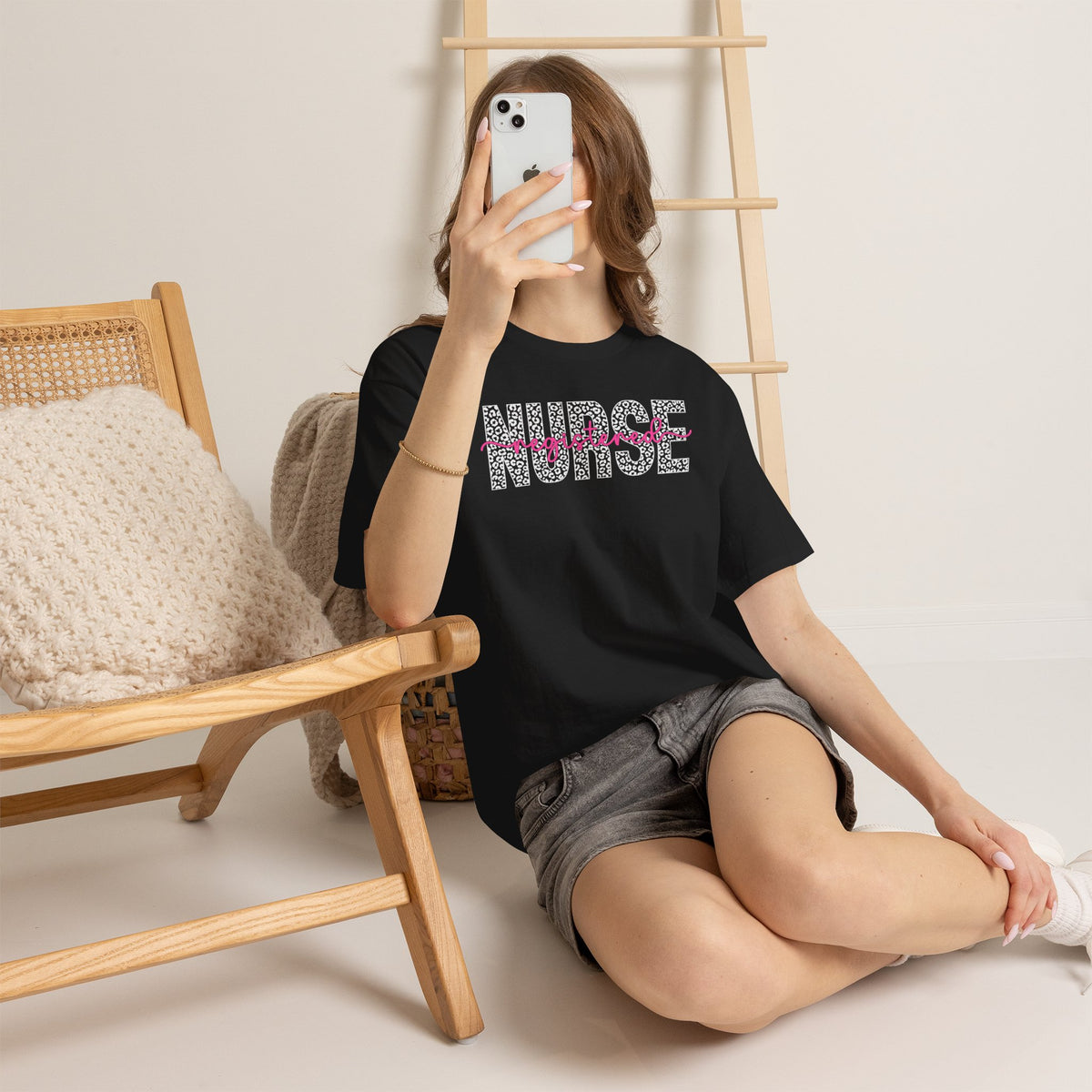 RN leopard T-shirt