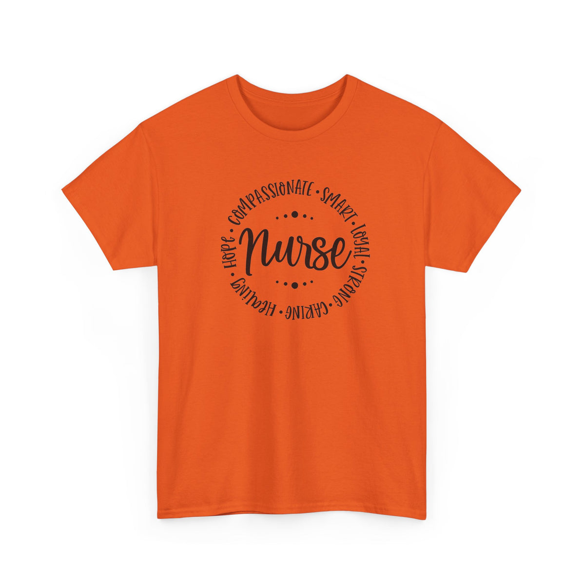 Nurse Circle Words T‑Shirt — Compassionate, Smart, Caring Nurse Tee