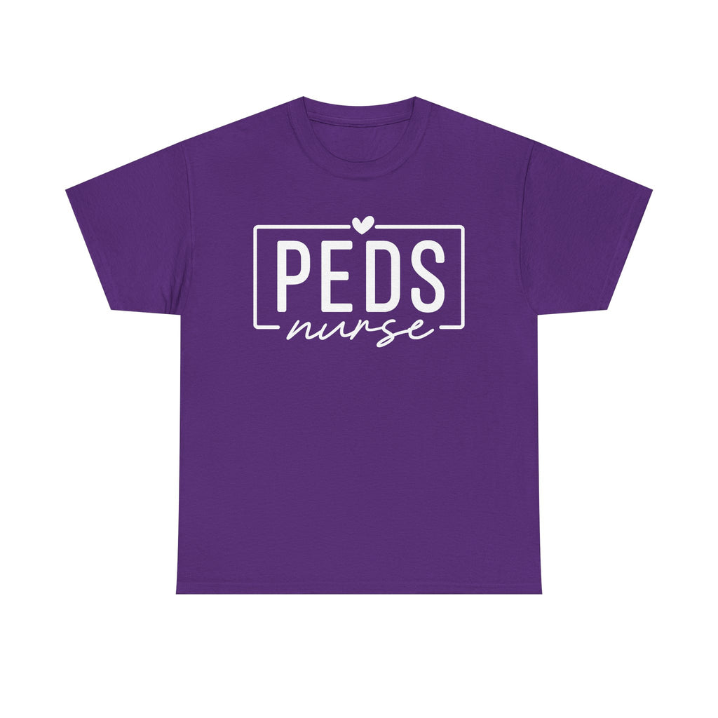 Peds Nurse T-Shirt with Heart Logo