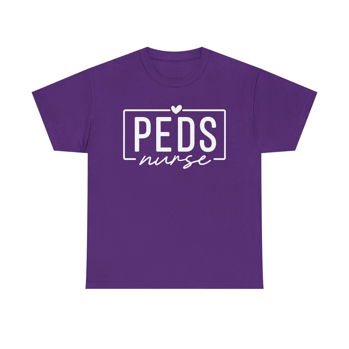 Peds Nurse T-Shirt with Heart Logo