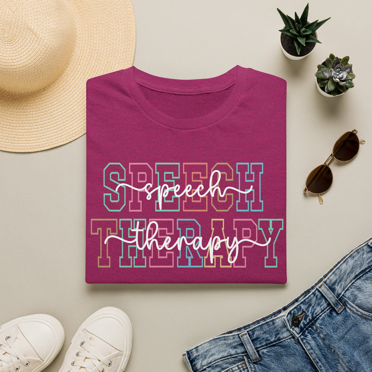 ST colorful outline t-shirt