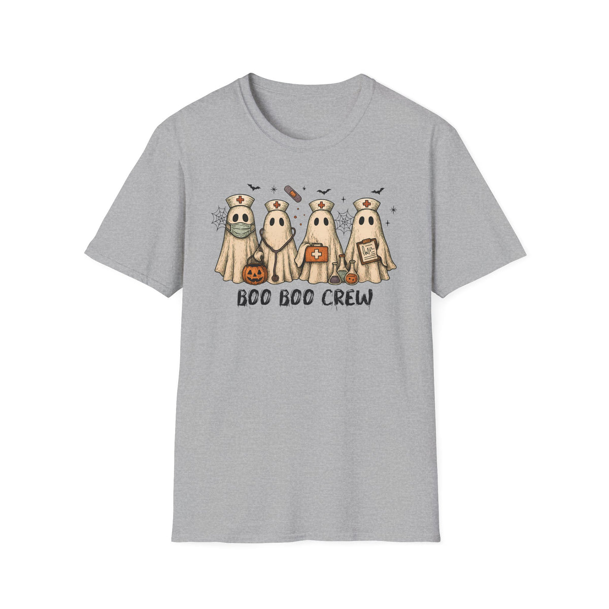 Nurse Boo Boo Crew Halloween T‑Shirt