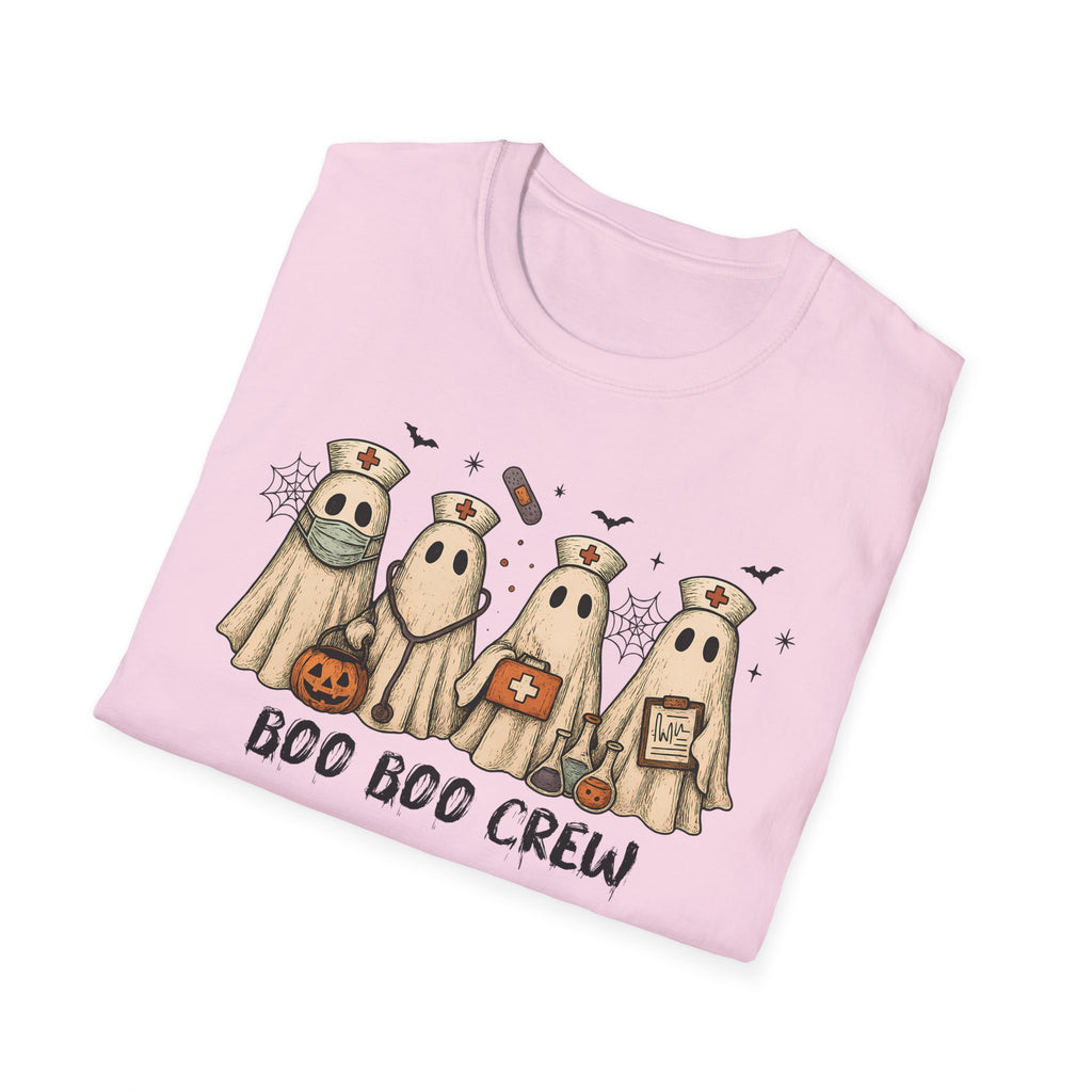 Nurse Boo Boo Crew Halloween T‑Shirt