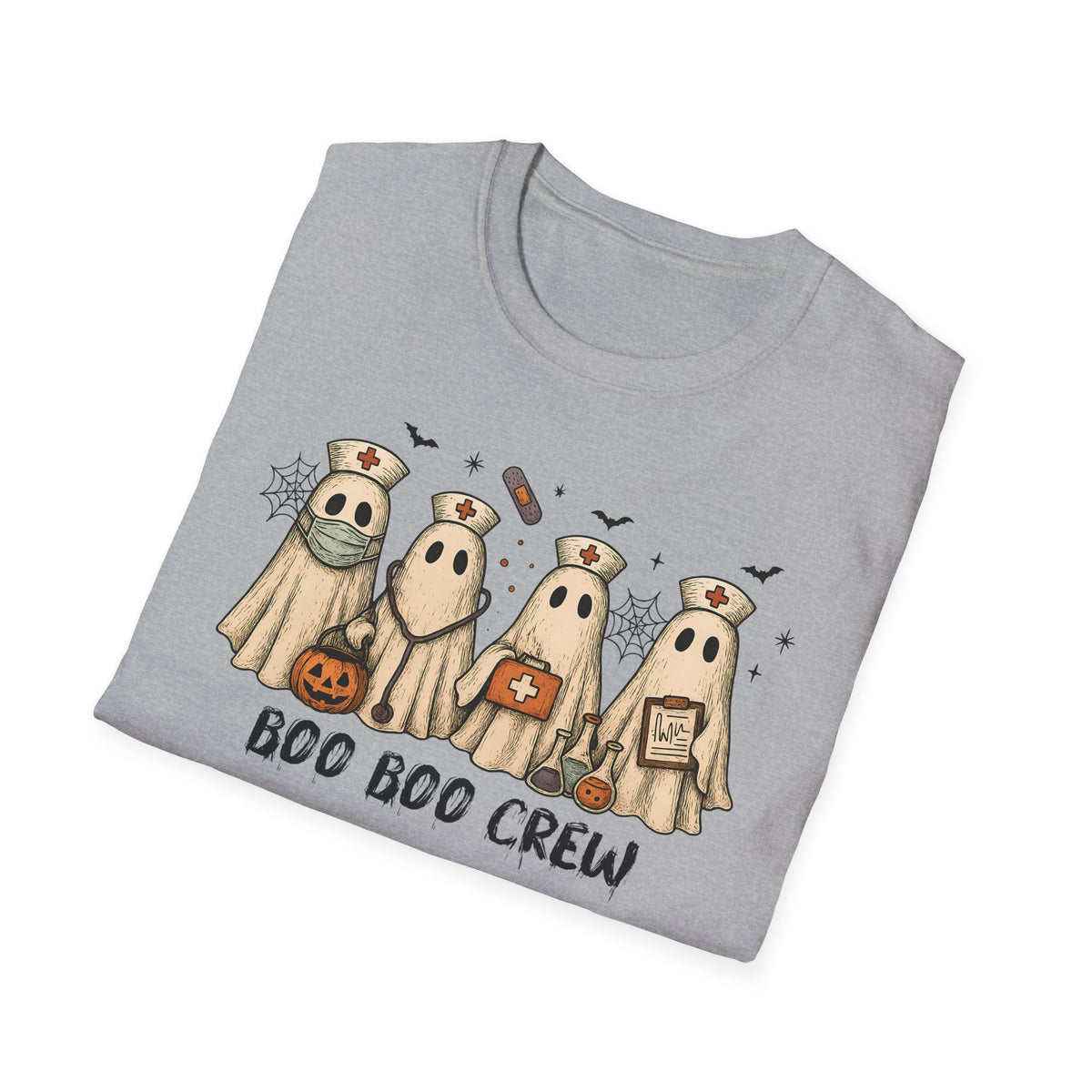 Nurse Boo Boo Crew Halloween T‑Shirt