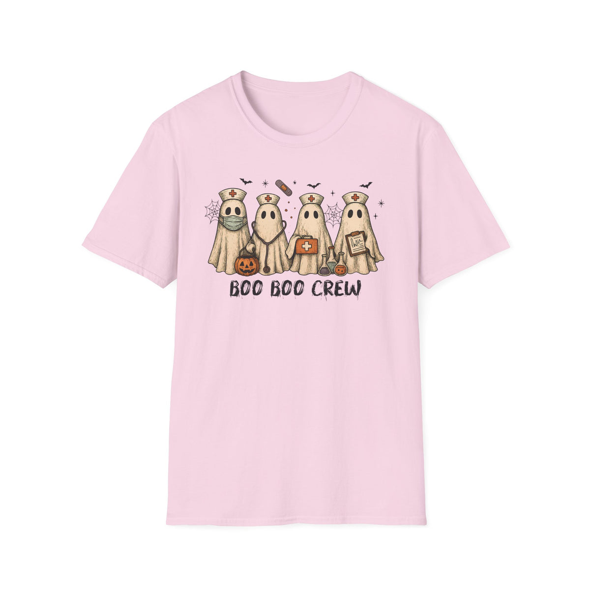 Nurse Boo Boo Crew Halloween T‑Shirt