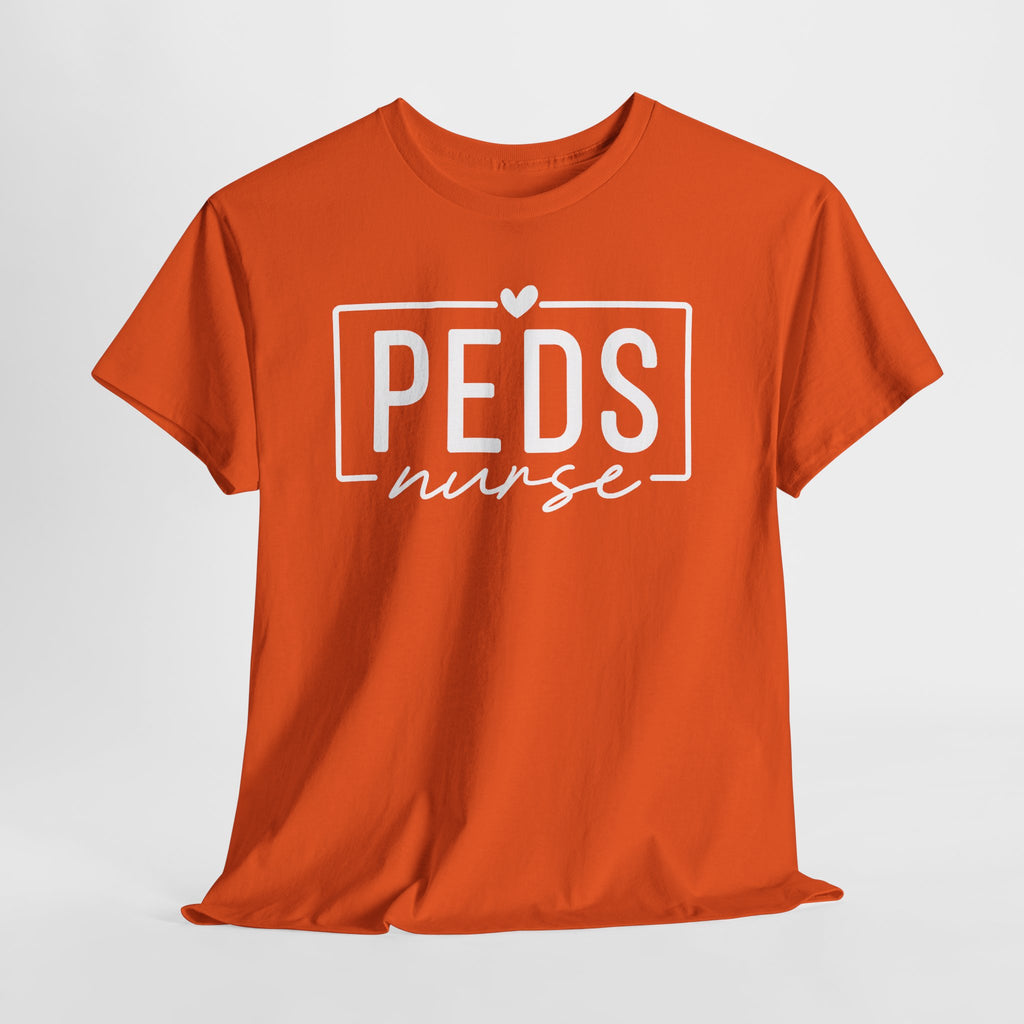 Peds Nurse T-Shirt with Heart Logo