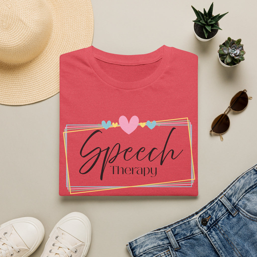 Speech Therapy Heart Frame T-Shirt