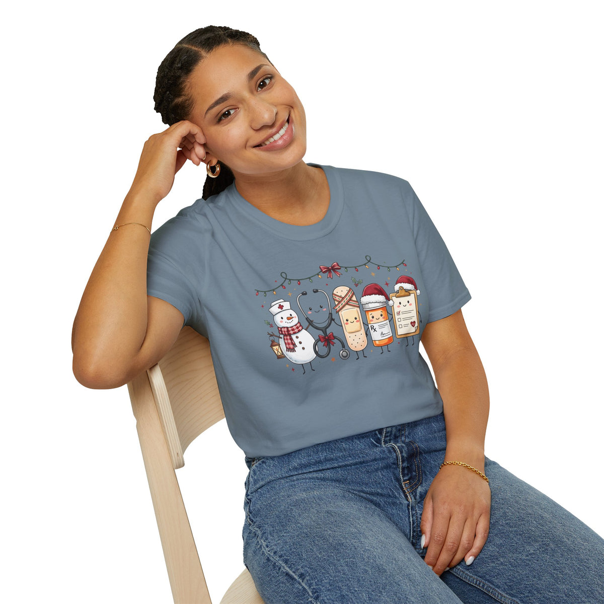 Nurse Christmas Hot Cocoa & Snacks T-Shirt
