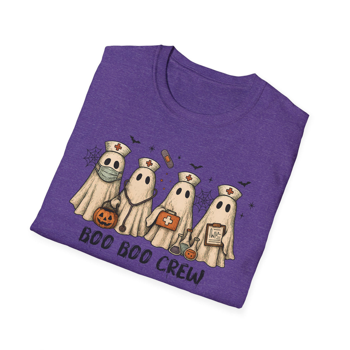 Nurse Boo Boo Crew Halloween T‑Shirt