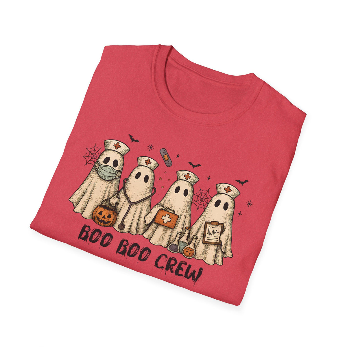 Nurse Boo Boo Crew Halloween T‑Shirt