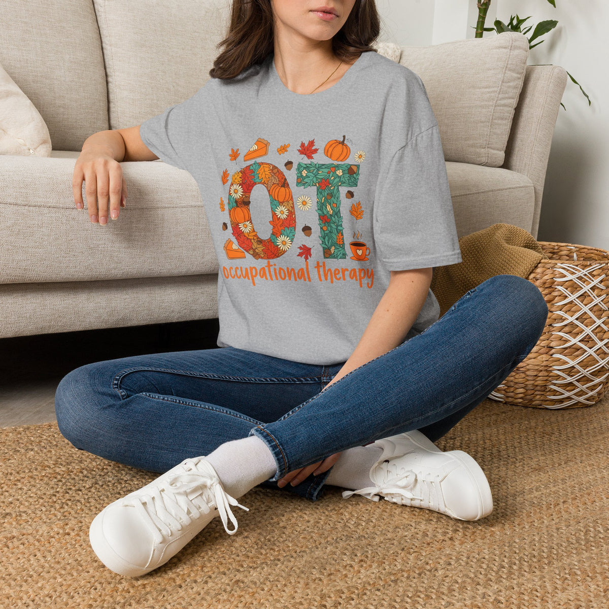 OT Fall pumpkin & pie t-shirt