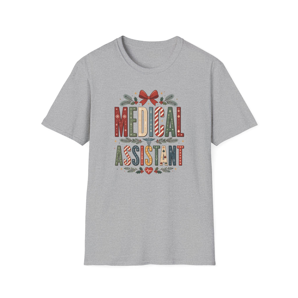 Medical Assistant Christmas T‑Shirt — Festive Holiday Medical Assistant Tee