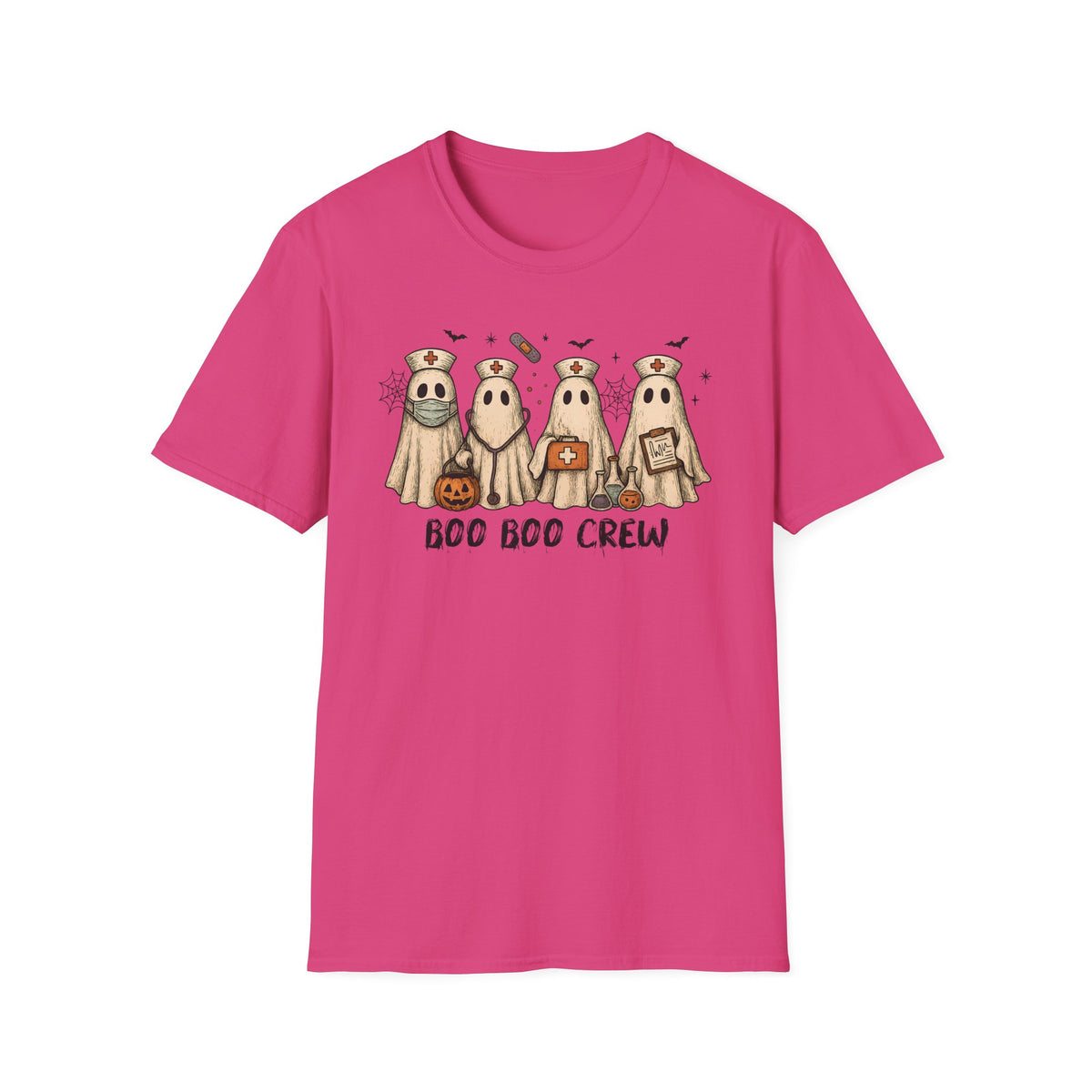 Nurse Boo Boo Crew Halloween T‑Shirt