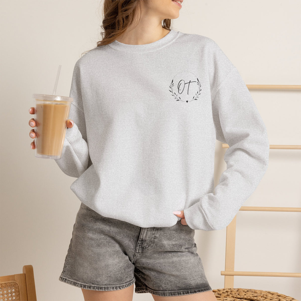 OT Crewneck left chest logo