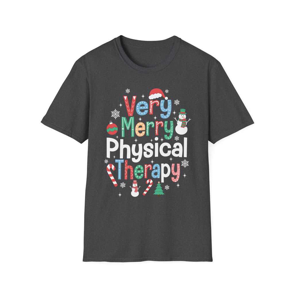 PT Very Merry Therapy Christmas T-Shirt
