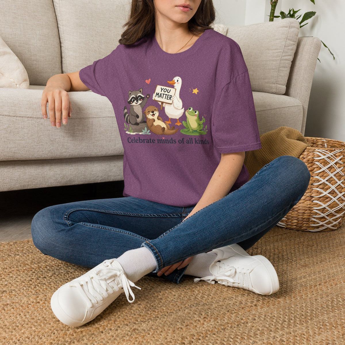 You Matter Animal Crew T-Shirt