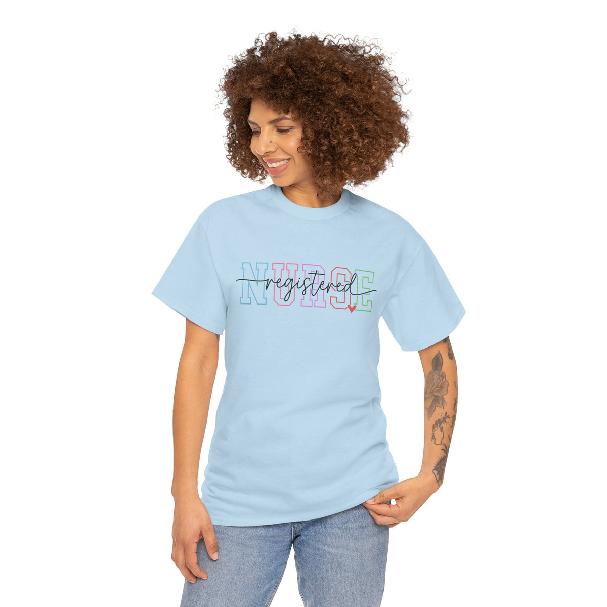 RN Neon black font shirt